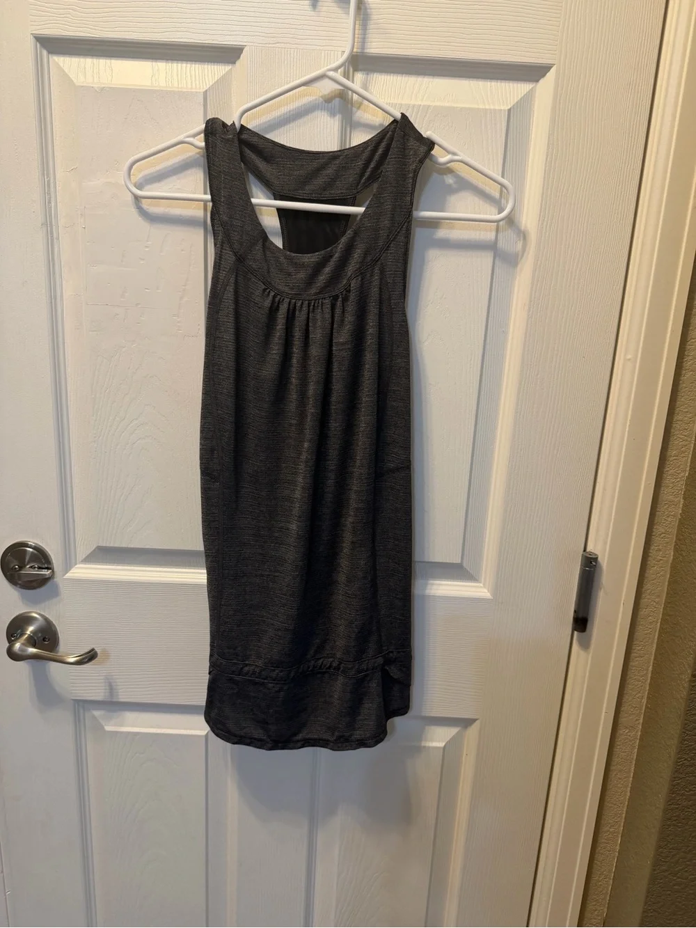 Lululemon Women's Dark Gray Scoop‎ Neck Racerback Tank